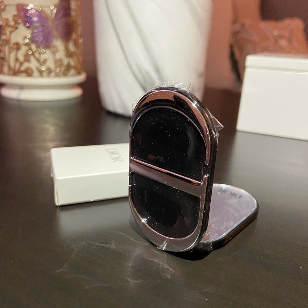 DIOR CD Logo Phone Holder Stand With Mirror NEW! - Picture 5 of 7